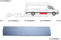 Дверь боковая сдвижная (правая) наружная часть, средняя / длинная / maxi длинная база, 31 см, заводской штамп