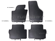 Коврики модельные резиновые в салон (низкий борт), 5 мест