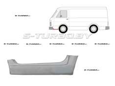 Порог (левый) под переднюю дверь, заводской штамп