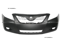 Бампер передний (черный) с отв. под противотуманки, без отв. под крюк, usa-type