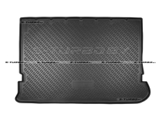Коврик в багажник модельный полиуретановый, 7 мест, разложенный 3-й ряд