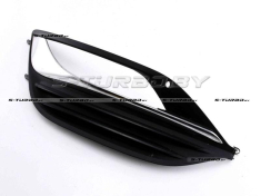 Решетка в бампер (левая) с отв. под противотуманку, с хром. накладкой