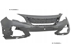 Бампер передний (грунтованный) с отв. под парктроники, для версии с галогенными фарами