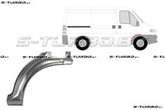 Арка передняя, задняя часть, под дверь (правая) заводской штамп