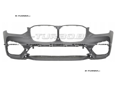 Бампер передний, с отв. под парктроники, с отв. под камеру