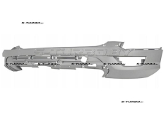 Бампер задний (грунтованный) без отв. под парктроники