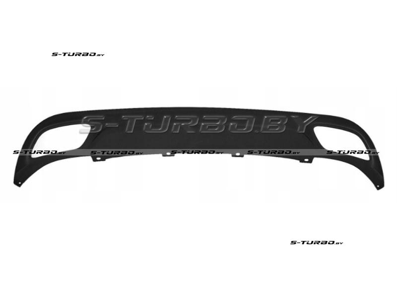 Спойлер заднего бампера (темно-серый) 2016-2023