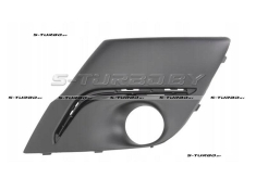 Решетка в бампер (левая) c отв. под противотуманку, для версии с фарами дневного света