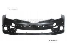 Бампер передний (черный) без отв. под омыватели, с отв. под парктроники