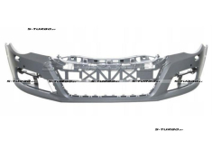 Бампер передний (грунтованный) с отв. под омыватели, с отв. под парктроники