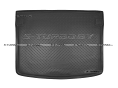 Коврик в багажник модельный полиуретановый, правая сдвижная дверь, подъемная задняя дверь