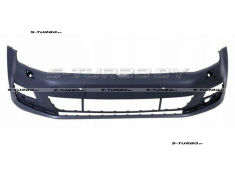 Бампер передний (черный) с отв. под омыватели, с отв. под парктроники