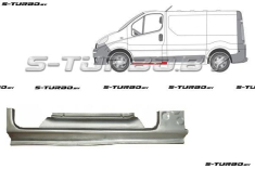 Порог (левый) под переднюю дверь, низкий, заводской штамп