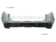Бампер задний (грунтованный) с отв. под парктроники, верхняя часть