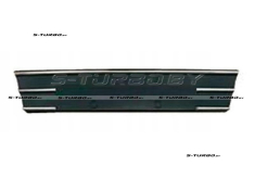 Решетка в бампер (центральная) с хромом, euro-type