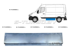 Панель боковая (левая) за водительской дверью, короткая база, 31 см высота, заводской штамп