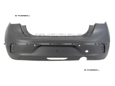 Бампер задний (грунтованный) с отв. под парктроники, с отв. под камеры парковки