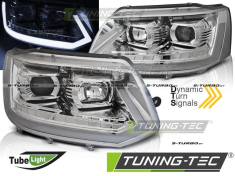 Передние фары LED TUBE LIGHT CHROME T6 LOOK