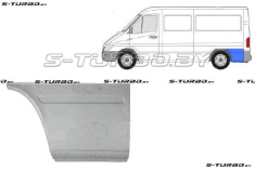 Крыло заднее (левое) задняя часть (за колесом) средняя база, заводской штамп