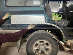 Арка задняя (правая) из 2-ух частей, ремкомплект