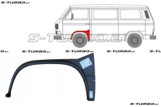 Арка передняя (левая) заводской штамп