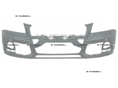 Бампер передний (грунтованный) без отв. под омыватели, с отв. под парктроники, EURO-TYPE