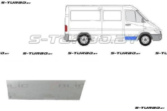 Дверь передняя (правая) нижняя наружная часть, 17 см, заводской штамп