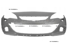 Бампер передний (грунтованный) с отв. под омыватели, без отв. под парктроники