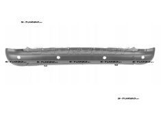 Бампер задний (грунтованный) с отв. под парктроники, центральная часть