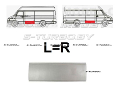 Панель боковая за водительской дверью, либо панель сдвижной двери, нижняя часть, ремкомплект