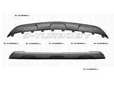 Спойлер переднего бампера, черный
