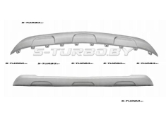Спойлер переднего бампера, серебряный