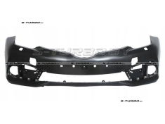 Бампер передний (черный) с отв. под омыватели, без отв. под парктроники