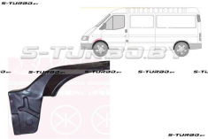 Арка передняя, передняя часть, под крыло (левая) внутренняя часть, заводской штамп