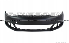 Бампер передний (черный) без отв. под омыватели, без отв. под парктроники