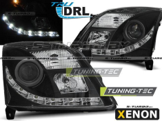 Передние фары TRU DRL BLACK XENON D2S