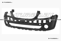 Бампер передний (черный) с отв. под противотуманки