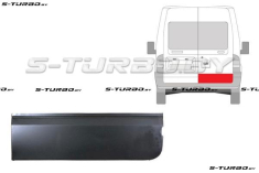 Дверь задняя (правая) распашная, наружная часть, 25 см, заводской штамп