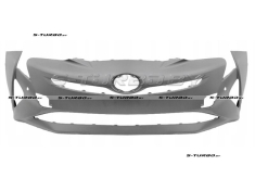 Бампер передний (грунтованный) с отв. под парктроники