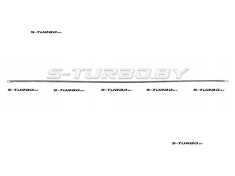 Молдинг заднего бампера (центральный) хром