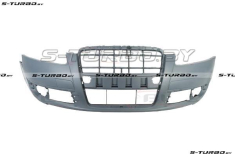Бампер передний (грунтованный) без отв. под парктроники, без отв. под омыватели