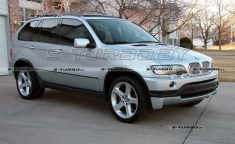 Накладка переднего бампера IS