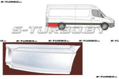 Крыло заднее (правое) задняя часть (за колесом) без отв. под молдинг, длинная база, заводской штамп