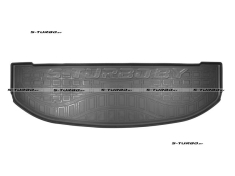 Коврик в багажник модельный полиуретановый, 7 мест, разложенный 3-й ряд