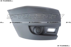 Бампер передний (серый), правая часть, без отв. под противотуманку