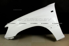 Крыло переднее (левое) без либо с отв. под повторитель, стеклопластик