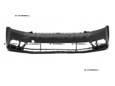 Бампер передний (черный) без отв. под омыватели, без отв. под парктроники