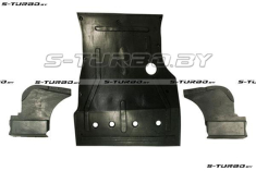 Защита двигателя центральная + 2 боковые (пластик) бензин / дизель, 1999-2003 cdi