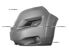 Бампер передний, без отв. под противотуманку, левая часть