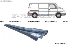 Порог (правый) под боковой сдвижной двери, внутренний, с направляющей под ролик, заводской штамп